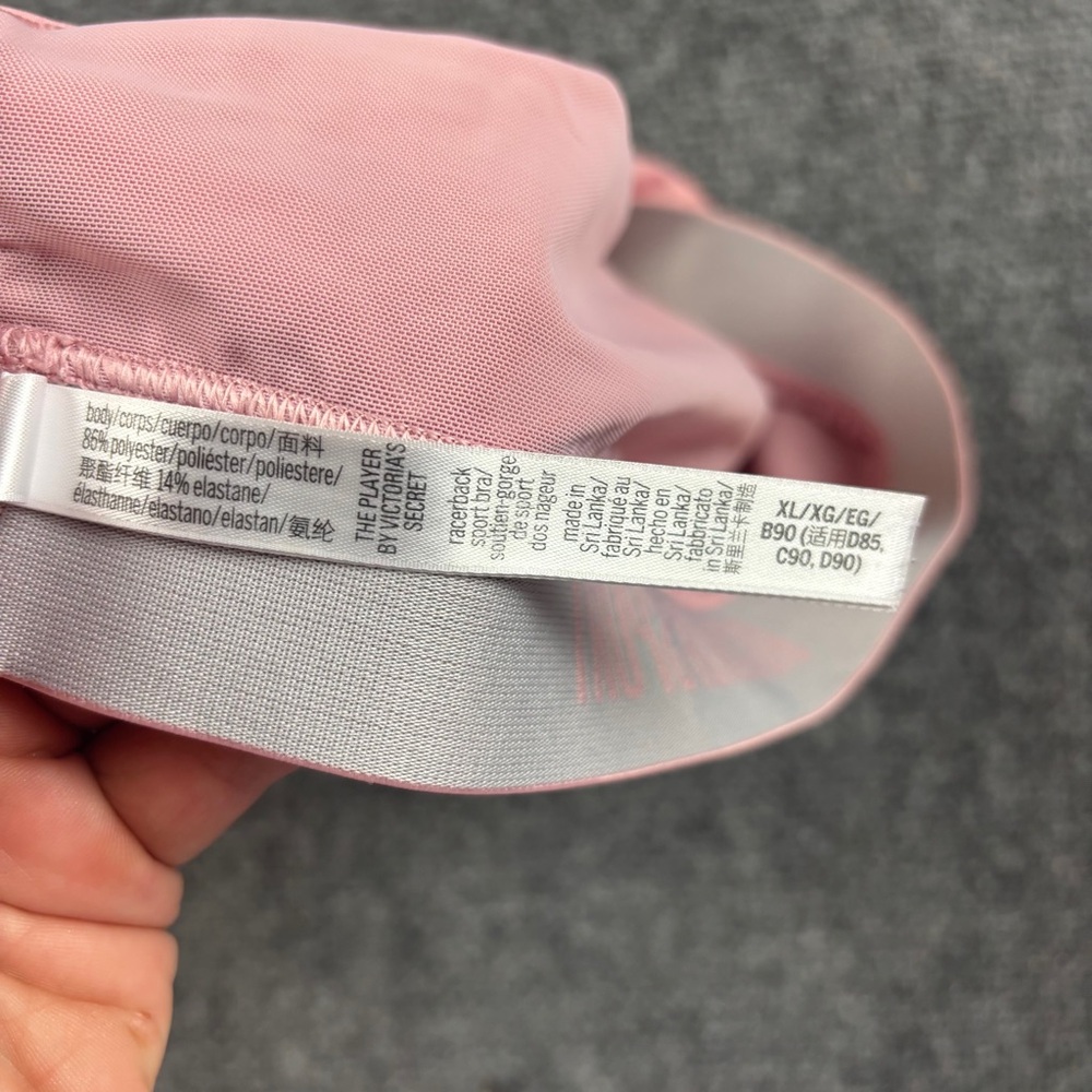 VICTORIA SPORT The Player by Victoria’s Secret Pink Racerback Sport Bra size: XL - Picture 7 of 7